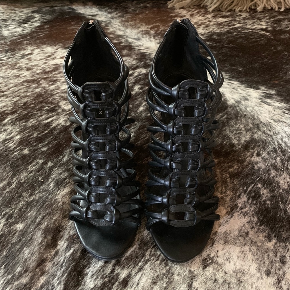 🖤Black Sandal Wedge